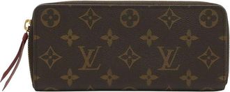 Louis Vuitton Pink Coated/Waterproof Canvas Portefeuille Clemence Long Wallet (Authentic Pre-Loved)