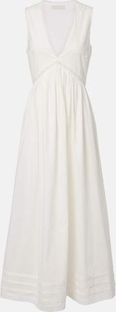 Faithfull The Brand Fiora cotton lace midi dress