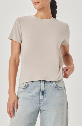 Splendid Tyra Crewneck T-Shirt in Fawn Beige at Nordstrom, Size Medium