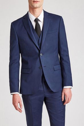 Ted Baker Mens PREMIUM TWILL REG JKT - Blue - Size 46 (Chest)