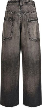 Miharayasuhiro Womens Black Cotton Jeans Denim Clothing