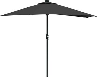 vidaXL Parasol De Jard&iacute;n Negro 294 X 150 X 224 Cm Tela Vidaxl