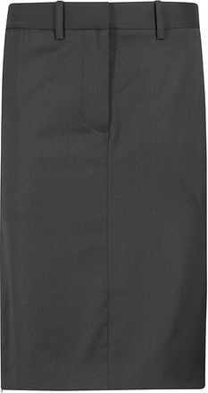 Helmut Lang Black Sheath Skirt