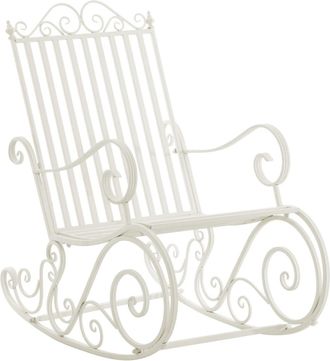 Clp Silla giratoria con asiento en metal blanco