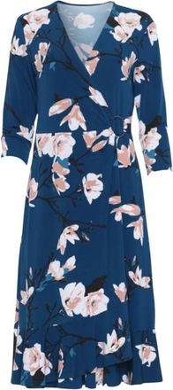Joseph Ribkoff Day Dress 203551 3206 - Dames - Casual kleedjes - Blauw - 5XL - Kleedjes