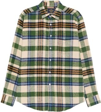 Portuguese Flannel Harbor Shirt - Shirts - Hombre - Verde - XL