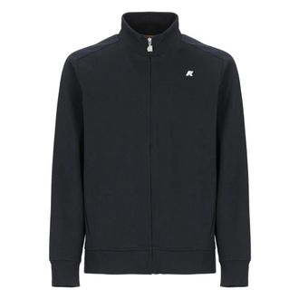 K-Way Hoodies & sweatvesten, Heren, Blauw, S, Katoen, Hayce Interlock
