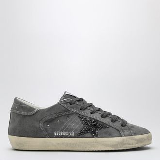 Golden Goose Sneakers Super-star grigia antracite in suede