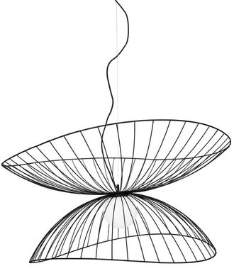 Globen Lighting Flexible Design Pendellampe Ray &oslash; 115 cm - Schwarz