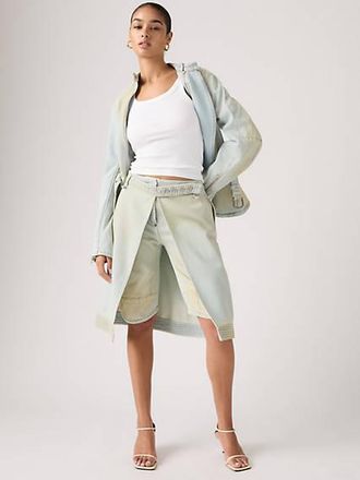 Levi's Carina Apron Shorts - Womens - 25 - Blue