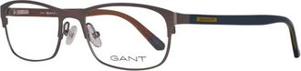 GANT Glasses, male, Gray, Size: ONE SIZE Silver Metal Frame Mens Watch