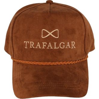Trafalgar Store Traflagars Faux Suede 5 Panel Cap with Braided Rope in Cognac at Nordstrom