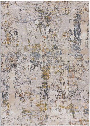 Atticgo Alfombra abstracta beige/caldera/azul 154x230 cm