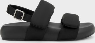 Charles & Keith Double-Strap Slingback Sandals