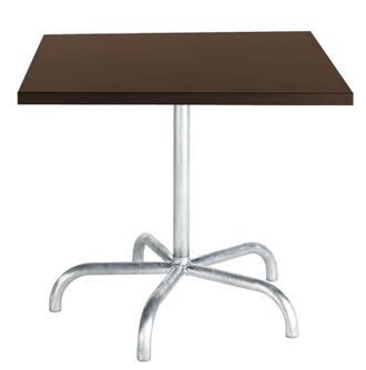 Schubiger M&ouml;bel Metalltisch S&auml;ntis Quadratisch