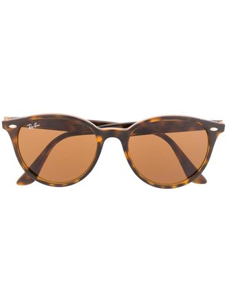 Ray-Ban round frame tortoise-shell sunglasses - unisex - Acetate - 53 - Brown