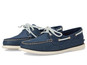 Sperry Top-Sider AO 2 Eye Womens Slip on Shoes Navy 2 : 9.5 M (B), Leather