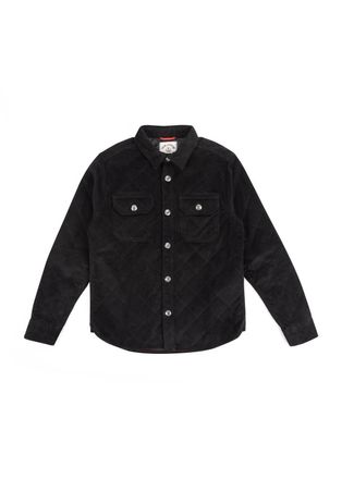 Iron And Resin Mens Keystone Corduroy Shirt In Black