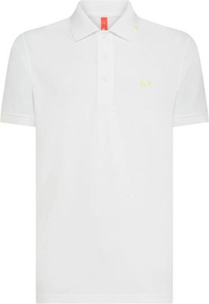 Sun 68 Polo Shirt - Heren - Polos - Wit - M - Katoen - Tops