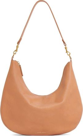 Mansur Gavriel Swing Leather Hobo Bag in Cammello at Nordstrom
