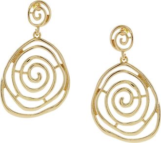 Olivia Welles Spiral Swirl Earrings in Gold at Nordstrom Rack