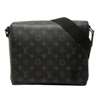 Louis Vuitton Pre-owned District PM - Dames - Pre-owned - Zwart - Maat: ONE Size Zijde
