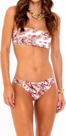 SOAH Womens Hannah Rain Bikini Bottom In Pink