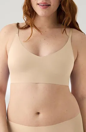 True & Co. The True Body Triangle Convertible Strap Bralette in Desert at Nordstrom, Size X-Large