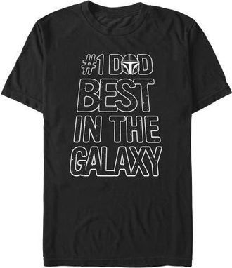 Star Wars Mens Star Wars The Mandalorian Number 1 Dad T Shirt in Black at Nordstrom, Size Xxx-Large