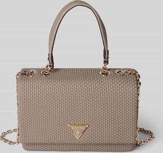 Guess Handtasche in Flecht-Optik Modell PHAEDRA in Taupe, Größe 1