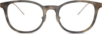Brunello Cucinelli round-frame glasses - unisex - Acetate - 51 - Grey