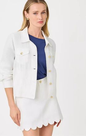 Lilly Pulitzer Seaspray Linen Jacket