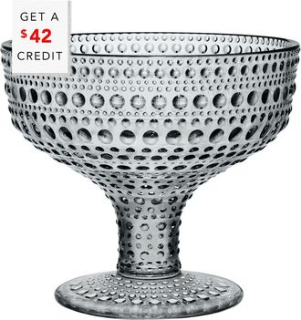 iittala Kastehelmi Footed Bowlwith $42 Credit