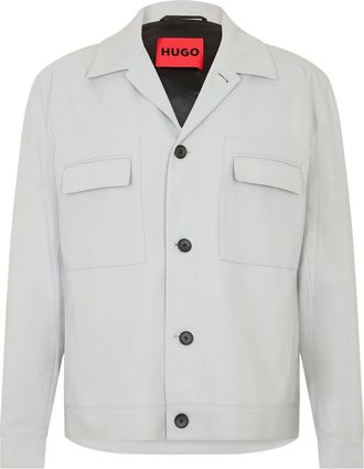 HUGO BOSS Hugo Mens Juliano243f1 bl in Lgt/Pastel Grey - Size 36 (Chest)