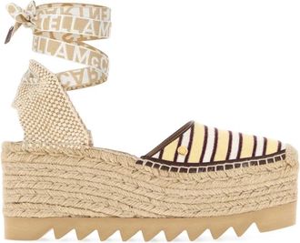 Stella McCartney Gaia Sleehakken - Dames - Sleehakken - Beige - 41 EU - Schoenen