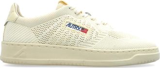 Autry Sneakers, male, Beige, Size: 10 US Easeknit Low Sports Shoes