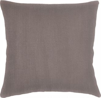 Anaya with Love So Soft Linen Euro Pillow with Down Alternative Insert in Taupe at Nordstrom, Size 26X26