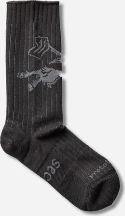 Prototypes Cut-Out Graphic Socks Black
