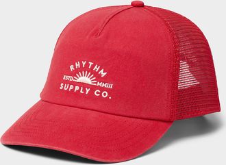 Rhythm Womens Corduroy trucker cap