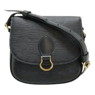 Louis Vuitton Pre-owned Cross Body Bags, female, Black, Size: ONE SIZE Pre-owned Epi Mini Sac Noir Leather Bag