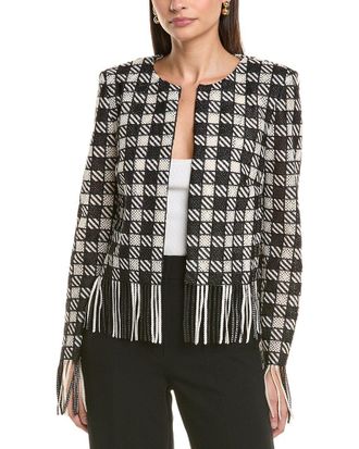 Oscar De La Renta Oscar De La Renta Guipure Jacket