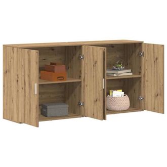 Berkfield Home Sideboards 2 pcs Artisan Oak 79x38x80 cm Engineered Wood in Brown | Size: 79 x 38 x 80 cm