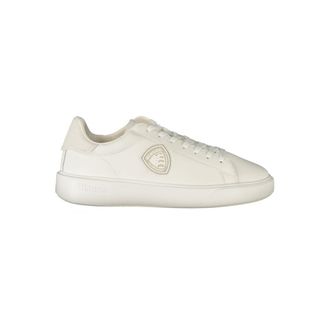 Blauer White Polyester Athletic Mens Sneakers