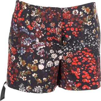 Dries Van Noten Paolina Tailored Shorts in Floral Print Cotton