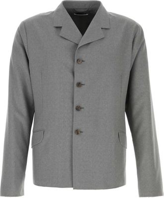 Jil Sander Grey Notched Lapel Jackets