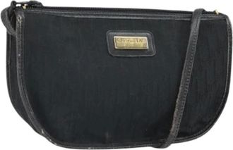 Dior Pre-owned Trotter Canvas Shoulder Bag - - Pre-owned - Donna - Nero - ONE SIZE