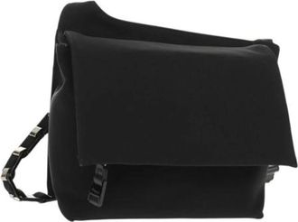 Ferragamo Pre-owned Cross Body Bags, female, Black, Size: ONE SIZE Pre-owned Nylon Shoulder Bag