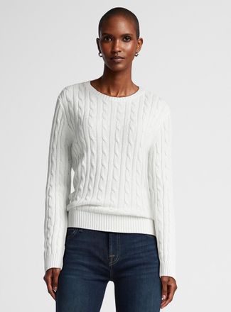 Contemporaine Womens Reprocessed cotton cables sweater