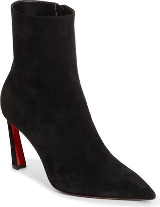 Christian Louboutin Condora Pointed Toe Bootie in Black at Nordstrom, Size 10.5Us
