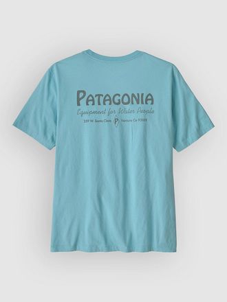 Patagonia Water People Banner Camiseta azul